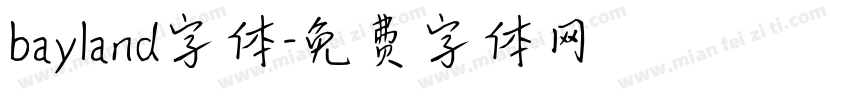 bayland字体字体转换