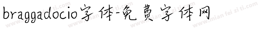 braggadocio字体字体转换