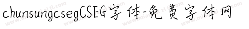 chunsungcsegCSEG字体字体转换