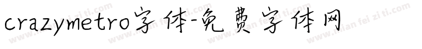 crazymetro字体字体转换