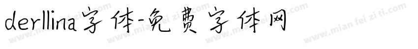 derllina字体字体转换