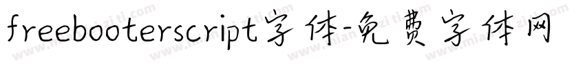 freebooterscript字体字体转换