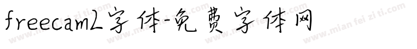 freecam2字体字体转换