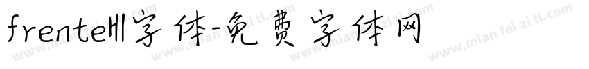 frenteH1字体字体转换