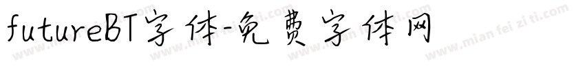 futureBT字体字体转换