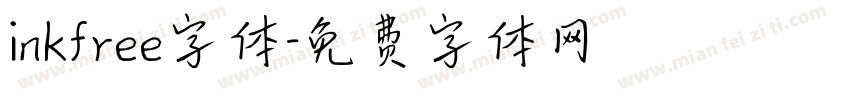 inkfree字体字体转换