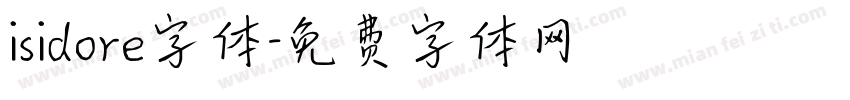 isidore字体字体转换