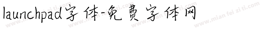 launchpad字体字体转换