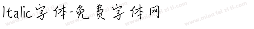 ltalic字体字体转换