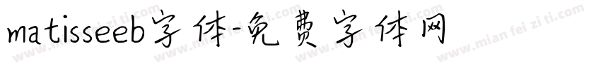matisseeb字体字体转换