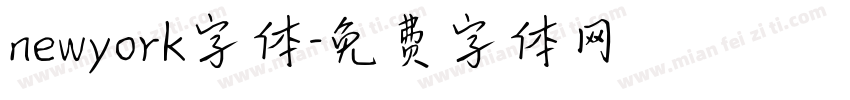 newyork字体字体转换