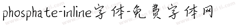 phosphate-inline字体字体转换
