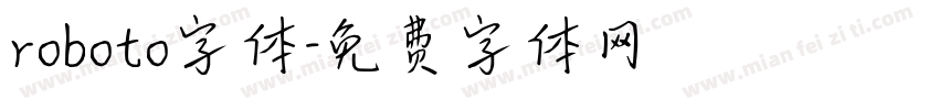 roboto字体字体转换