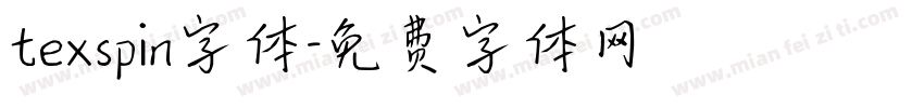 texspin字体字体转换
