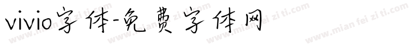 vivio字体字体转换