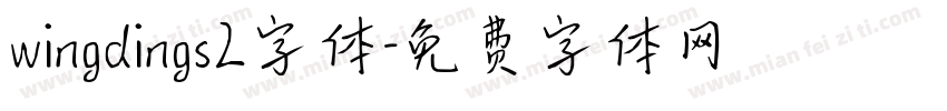 wingdings2字体字体转换