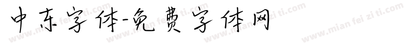 中东字体字体转换