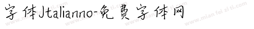 字体Jtalianno字体转换