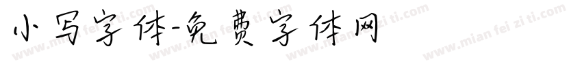 小写字体字体转换