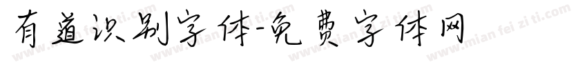 有道识别字体字体转换