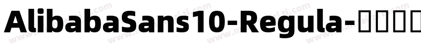 AlibabaSans10-Regula字体转换
