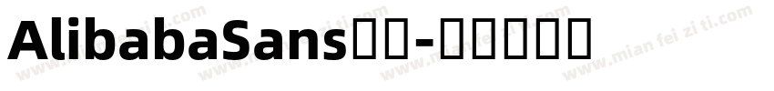 AlibabaSans字体字体转换