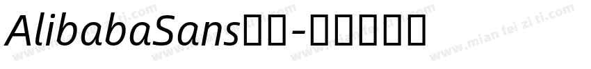 AlibabaSans字体字体转换