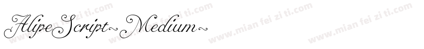 AlipeScript-Medium字体转换