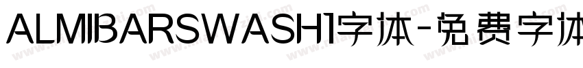 ALMIBARSWASH1字体字体转换