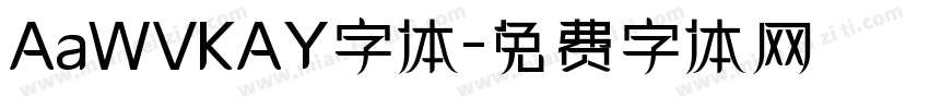 AaWVKAY字体字体转换