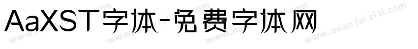 AaXST字体字体转换