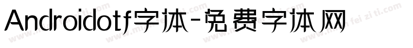 Androidotf字体字体转换