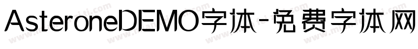 AsteroneDEMO字体字体转换