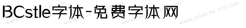 BCstle字体字体转换