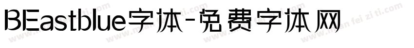 BEastblue字体字体转换