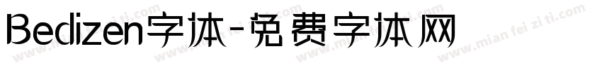 Bedizen字体字体转换