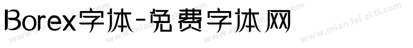 Borex字体字体转换