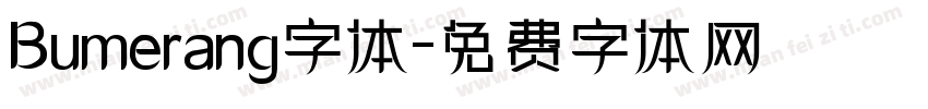 Bumerang字体字体转换