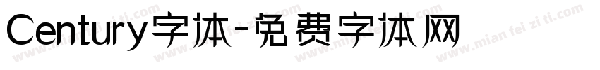 Century字体字体转换
