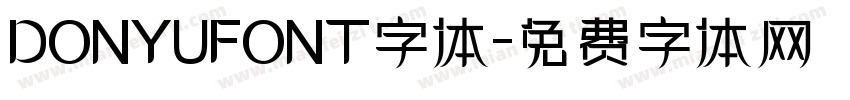 DONYUFONT字体字体转换