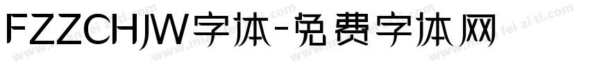 FZZCHJW字体字体转换