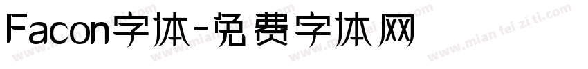Facon字体字体转换