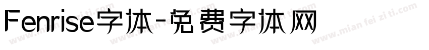 Fenrise字体字体转换
