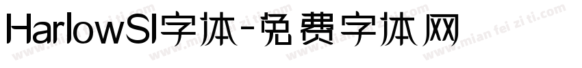 HarlowSI字体字体转换