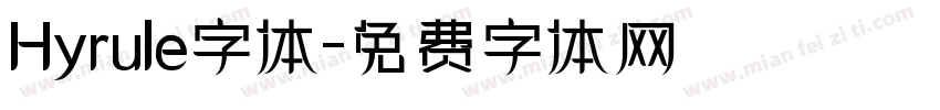 Hyrule字体字体转换