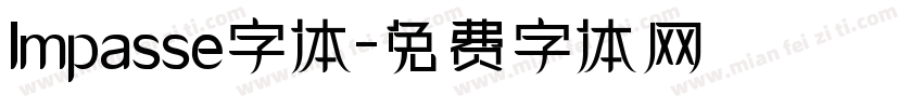 Impasse字体字体转换