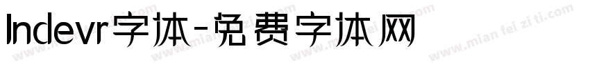Indevr字体字体转换