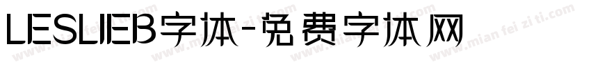 LESLIEB字体字体转换