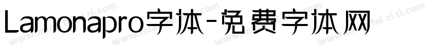Lamonapro字体字体转换