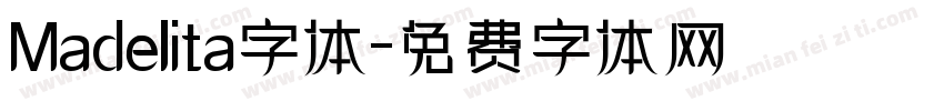 Madelita字体字体转换